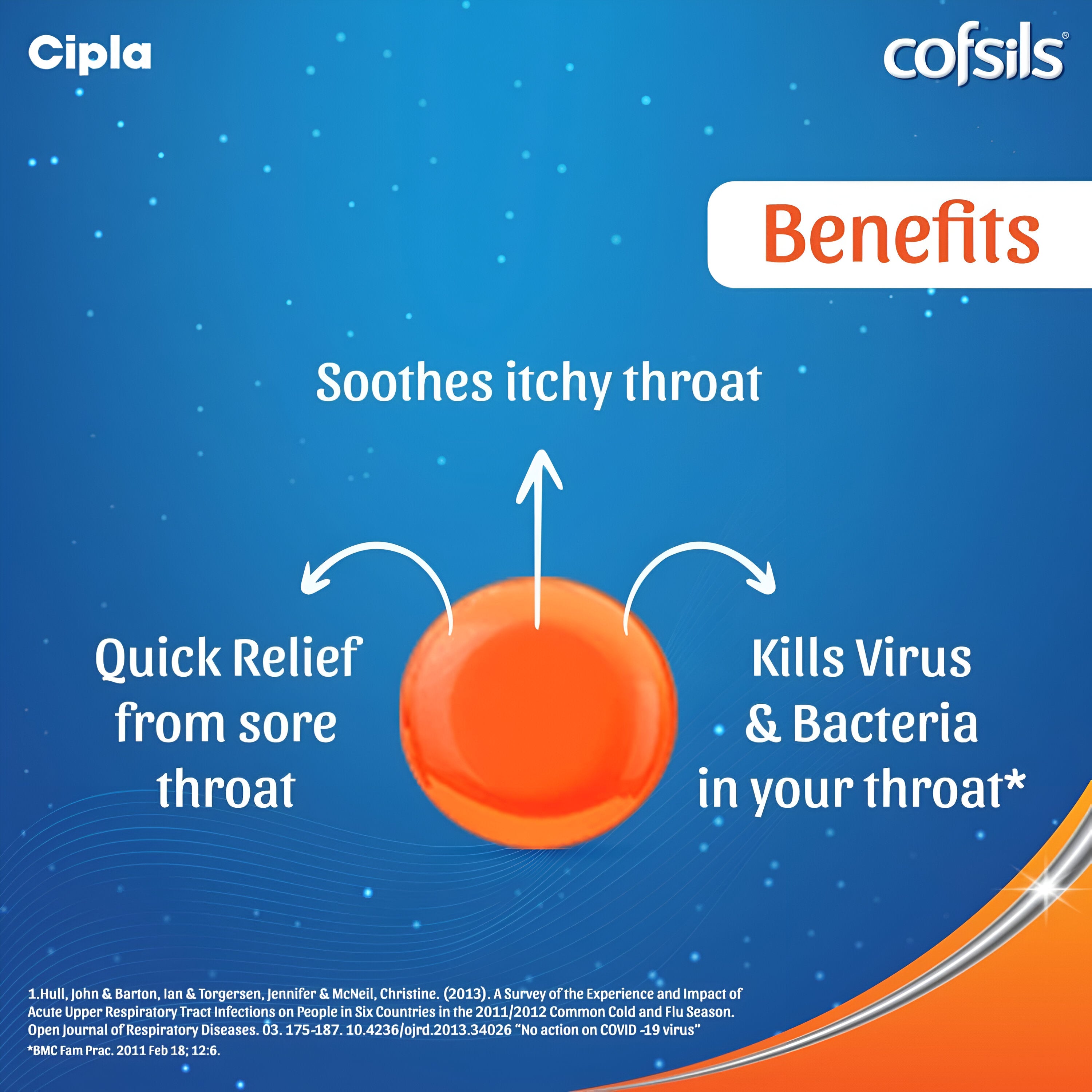 Cofsils Orange Lozenges