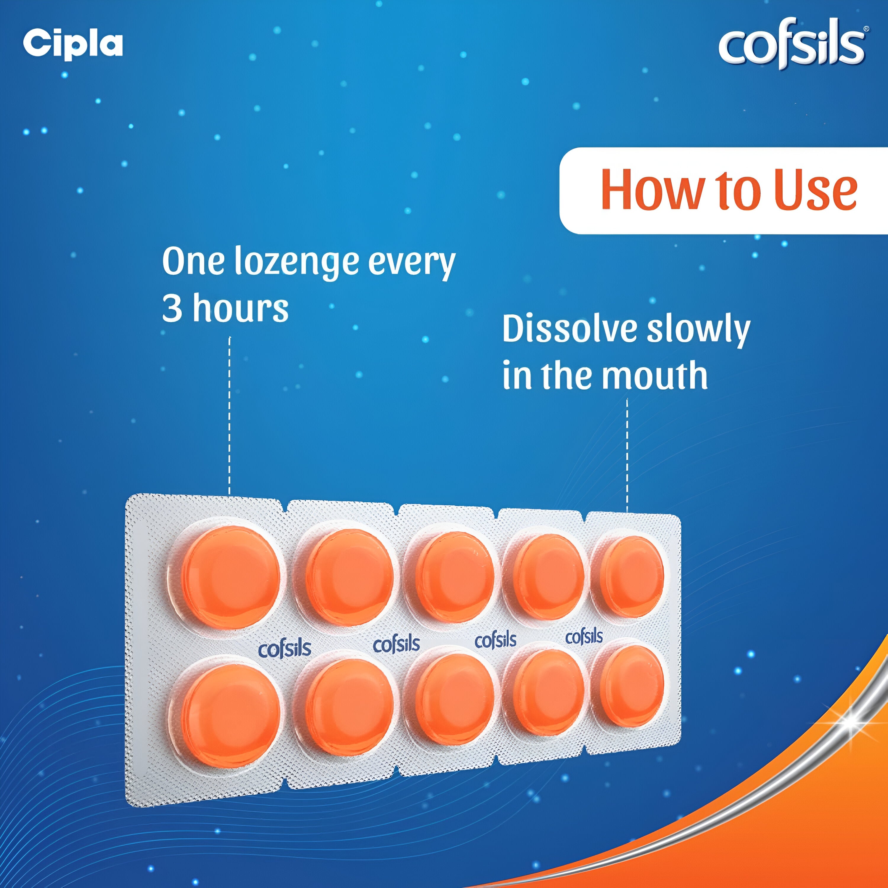 Cofsils Orange Lozenges