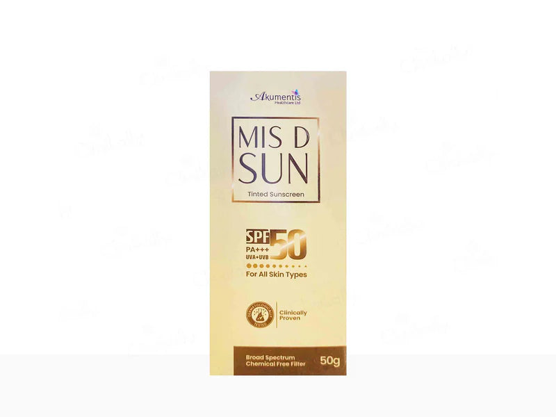 MIS D SUN TINTED SUNSCREEN