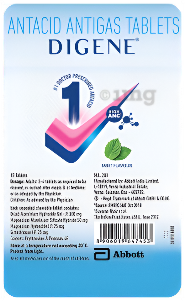 DIGENE MINT TAB