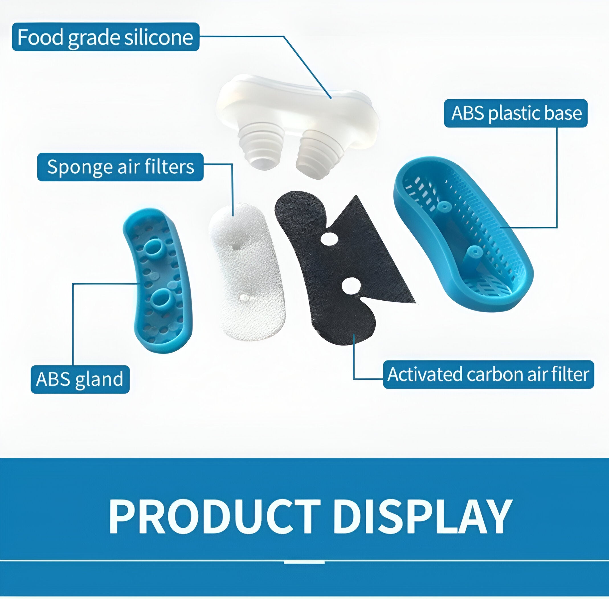 2 IN 1 SNORE NOSE CLIP