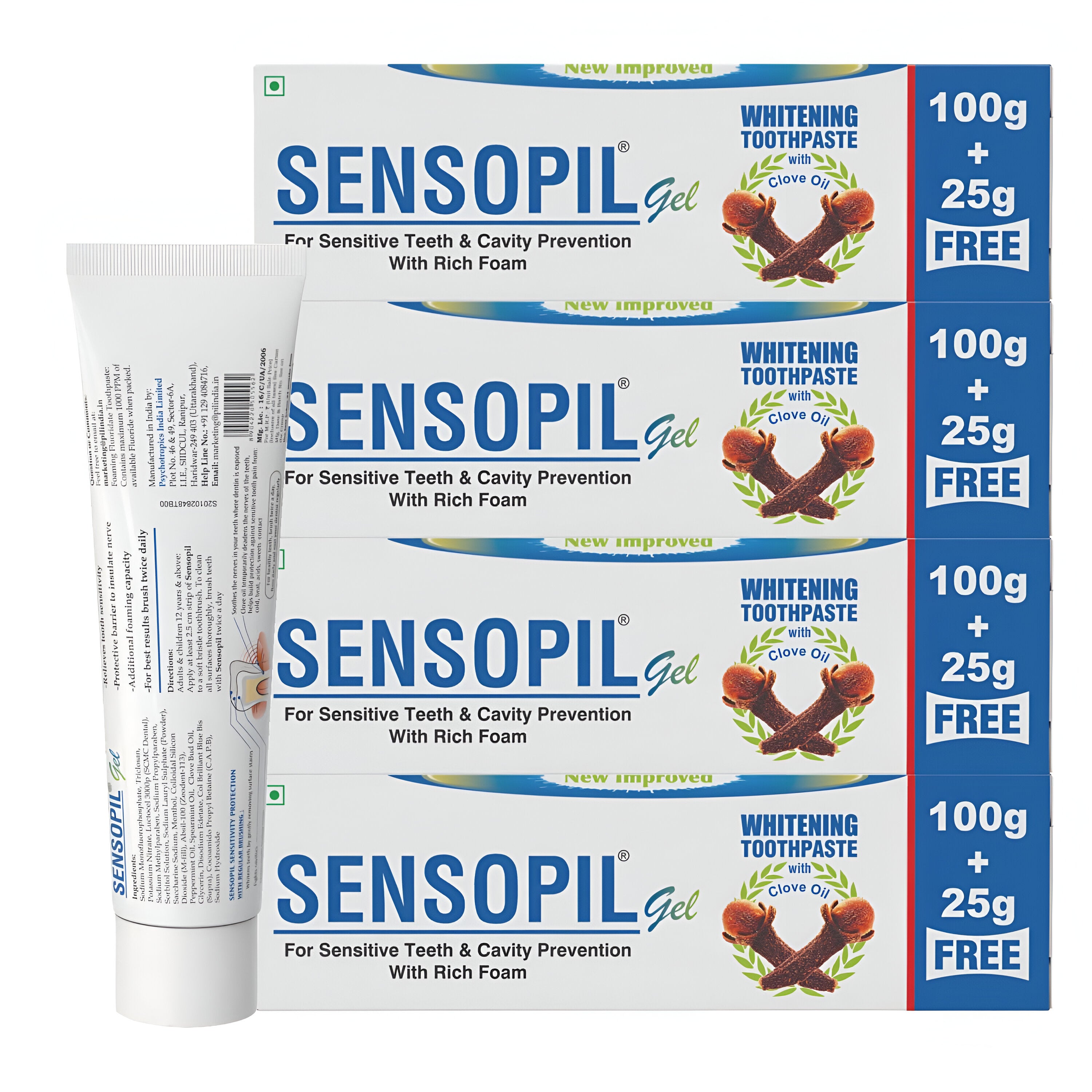 SENSOPIL DENTAL GEL 125GM