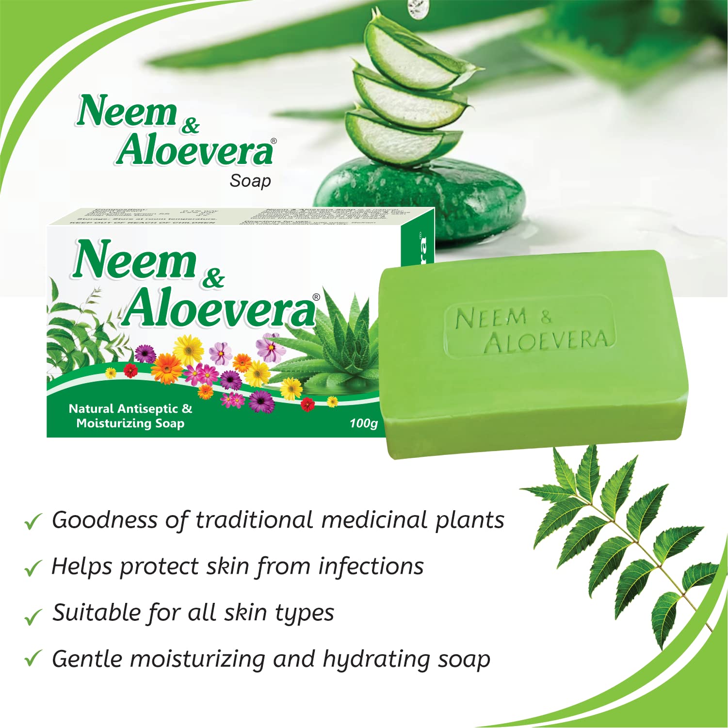 NEEM & ALOEVERA SOAP