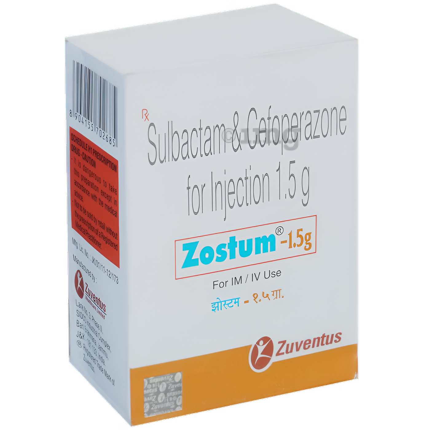 ZOSTUM 1.5GM INJ