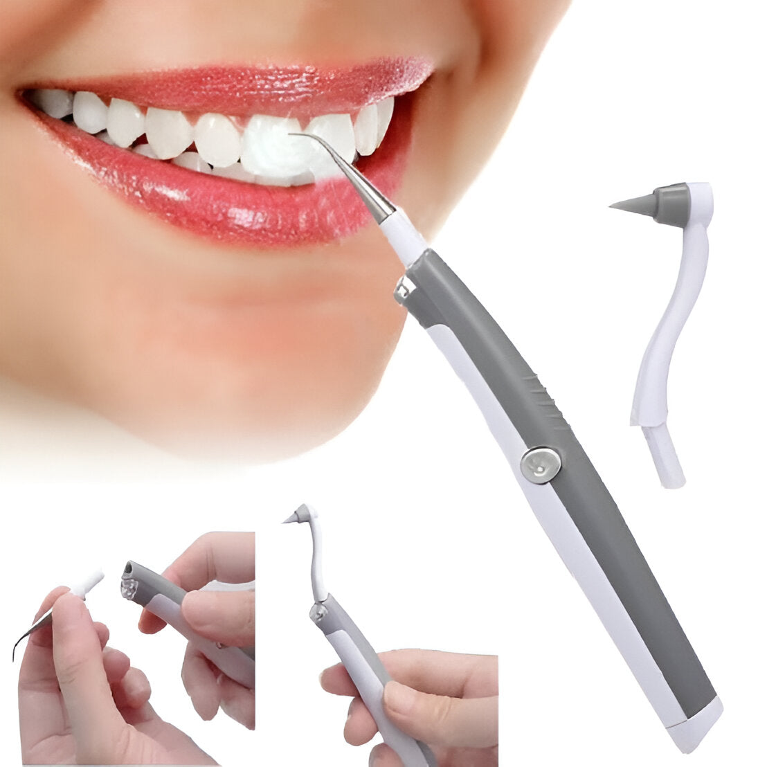 ULTRASONIC ELECTRIC TOOTH DENTAL cleaner with led light