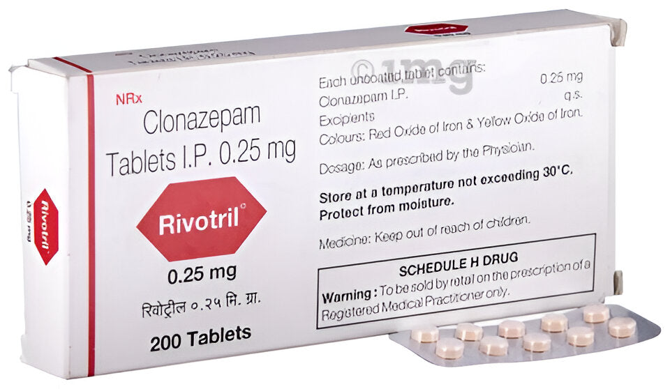 RIVOTRIL 0.25 TAB